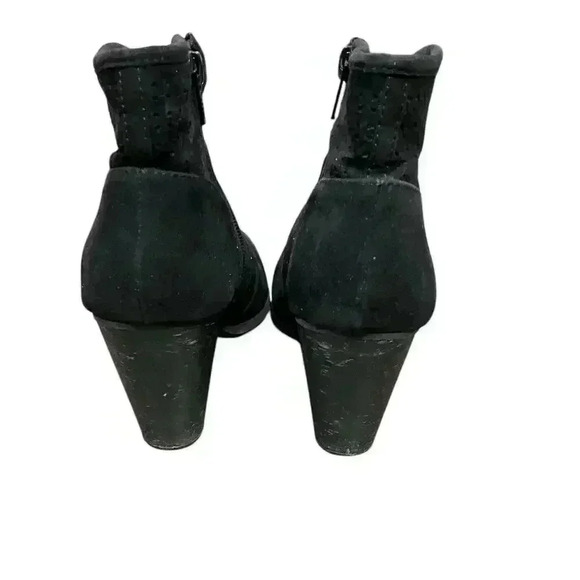 American Rag Booties Black Ariane Almond Toe Ankle Boots Size 7.5 - Picture 2 of 8